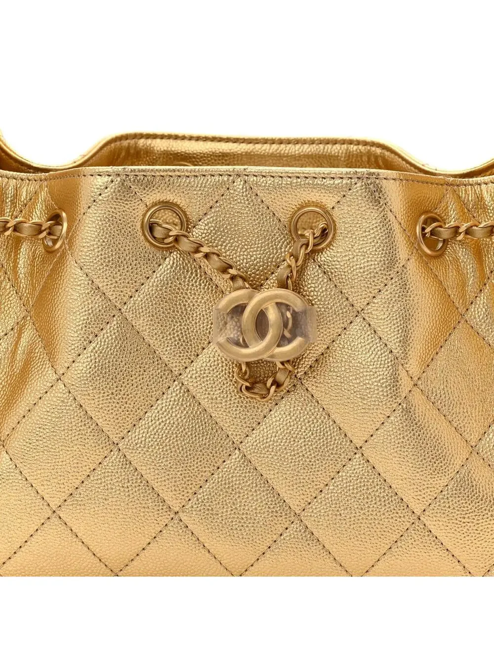 Metallic Caviar Quilted Mini Chanel 25 #300519C72B